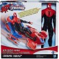 Figura Spiderman + vehiculo Titan Hero Series Marvel