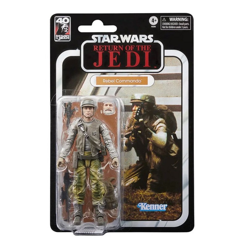 Figura Rebel Commando 40th Anniversary Return of the Jedi Star Wars 15cm