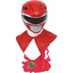 RED RANGER BUSTO RESINA 25 CM 1a2 SCALE MIGHITY MORPHIN POWER RANGERS LEGENDS IN 3D