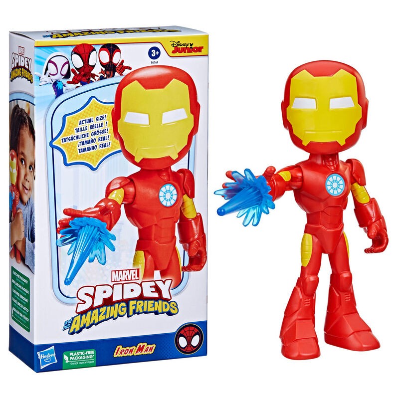 Figura Iron Man Spidey Amazing Friends Marvel 22cm