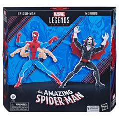 Figuras Spiderman & Morbius The Amazing Spiderman Marvel 15cm