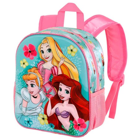 Mochila 3D Adorable Princesas Disney 31cm