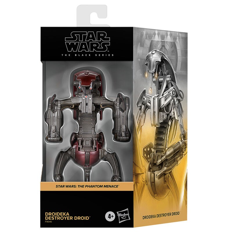 Figura Droideka Droide Destructor Star Wars: La Amenaza Fantasma 15cm