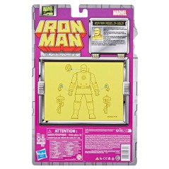 Figura Iron Man Model 01-Gold Iron Man Marvel 15cm