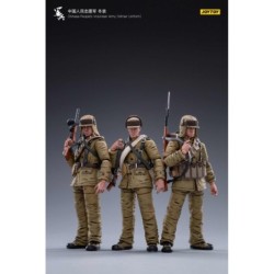 WINTER UNIFORM VER SET 3 FIGURAS 10,5 CHINESE PEOPLE'S VOLUNTEER ARMY 1a18 SCALE SCIFY MEC