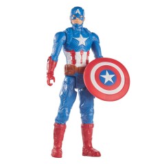 Figura Capitan America Deluxe Titan Hero Vengadores Avengers Marvel 30cm