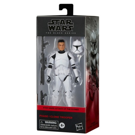 Figura Phase I Clone Trooper Star Wars: El Ataque de los Clones 15cm