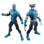 Blister 2 figuras Wolverine Spiderman Los 4 Fantasticos Marvel