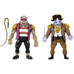 PIRATE ROCKSTEADY & BEBOP PACK 2 FIGURAS 18 CM SCALE ACTION FIGURES TMNT TURTLES IN TIME