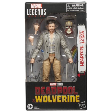 Figura Headpool with Marvels Logan - Deadpool & Wolverine Marvel Legends Series 15cm