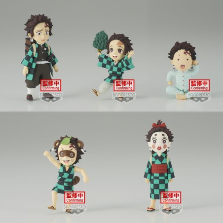 Pack 12 figuras Tanjiro Kamado Demon Slayer Kimetsu no Yaiba 7cm surtido