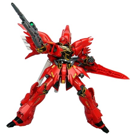 Figura Model Kit MSN-06S Sinanju Mobile Suit Gundam Unicorn 13cm