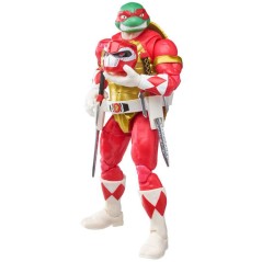 Blister figuras Raphael + Foot Soldier Tommy Tortugas Ninja Power Rangers 15cm