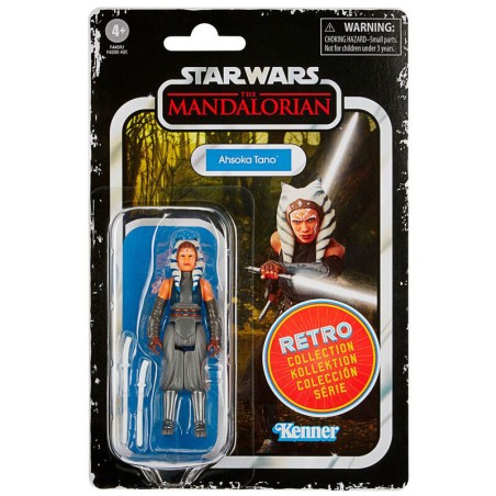 Figura Ahsoka Tano retro collection The Mandalorian Star Wars 9,5cm