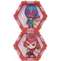 Set Figuras led WOW! POD Vision + Scarlet Marvel