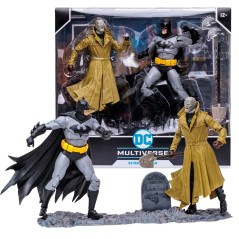 Blister 2 figuras Batman VS Hus Muliverse DC Comics 17cm