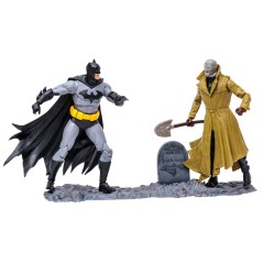 Blister 2 figuras Batman VS Hus Muliverse DC Comics 17cm