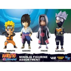 Pack 12 figuras Mininja Naruto Shippuden 5cm surtido