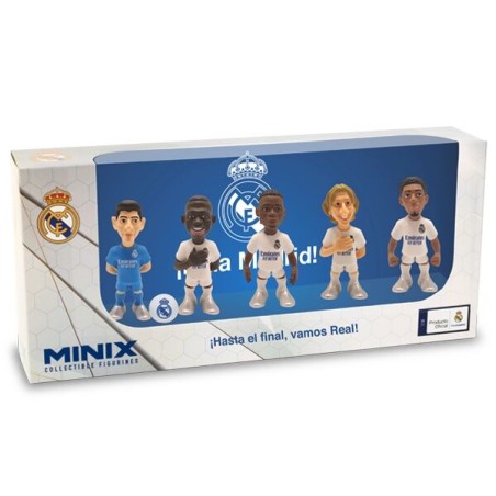 Blister 5 figuras Minix Real Madrid 7cm