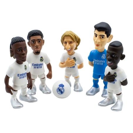 Blister 5 figuras Minix Real Madrid 7cm