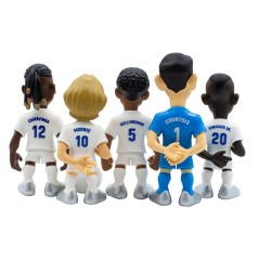 Blister 5 figuras Minix Real Madrid 7cm