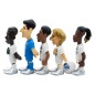 Blister 5 figuras Minix Real Madrid 7cm