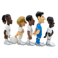 Blister 5 figuras Minix Real Madrid 7cm