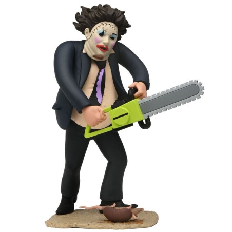 Figura Leatherface Pretty Woman Texas Chainsaw Man Massacre 50th Anniversary Toony Terrors 15cm