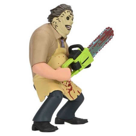 Figura Leatherface Bloody Texas Chainsaw Man Massacre 50th Anniversary Toony Terrors 15cm