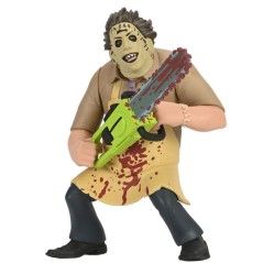 Figura Leatherface Bloody Texas Chainsaw Man Massacre 50th Anniversary Toony Terrors 15cm