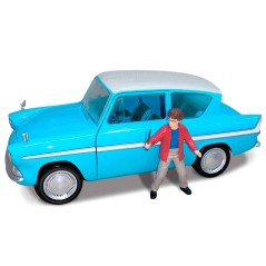 Blister figura Harry + coche Ford Anglia Harry Potter