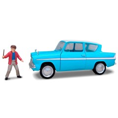 Blister figura Harry + coche Ford Anglia Harry Potter