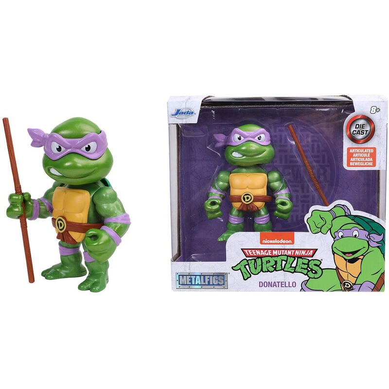 Figura metalfigs Donatello Tortugas Ninja 10cm