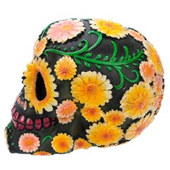 Figura Calavera Día de los Muertos Margaritas 11cm