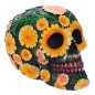 Figura Calavera Día de los Muertos Margaritas 11cm