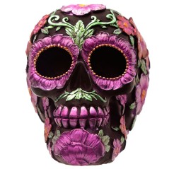 Figura Calavera Dia de los Muertos Floral surtido