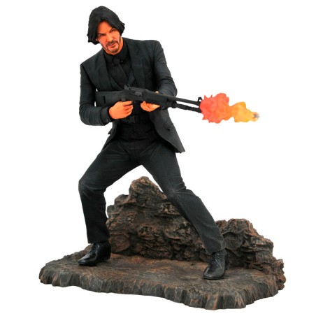 Estatua diorama John Wick 23cm