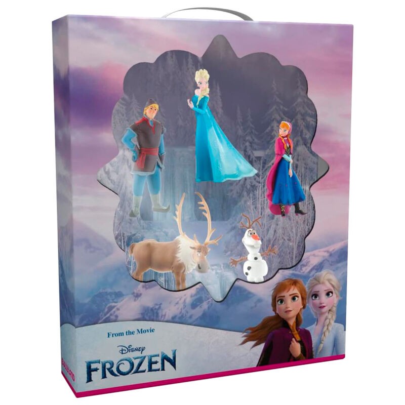 Blister 5 figuras Frozen Disney