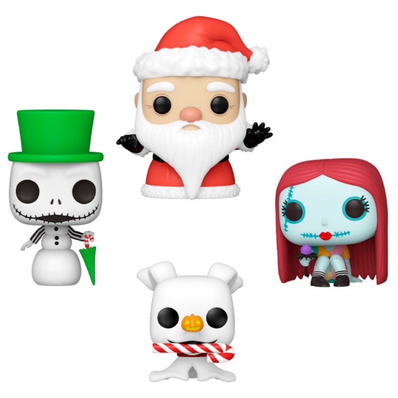 Arbol con 4 figuras Pocket POP Disney Pesadilla Antes de Navidad Holiday Exclusive