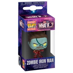 Llavero Pocket POP Marvel What If Zombie Iron Man