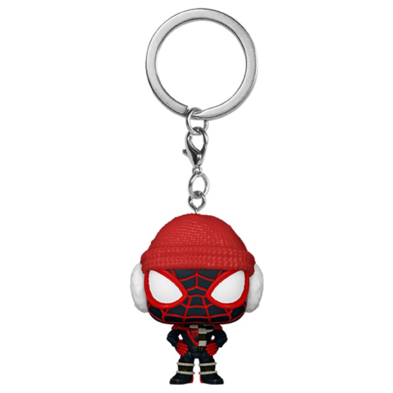 Llavero Pocket POP Marvel Spiderman Miles Morales Winter Miles