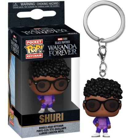 Llavero Pocket POP Marvel Black Panther Wakanda Forever Shuri