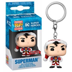 Llavero Pocket POP DC Comics Holiday Superman Exclusive