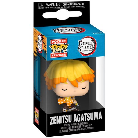 Llavero Pocket POP Demon Slayer Kimetsu no Yaiba Zenitsu Agatsuma