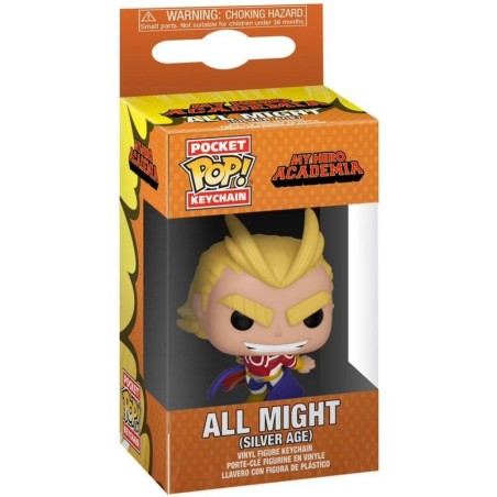 Llavero Pocket POP My Hero Academia All Might Silver Age