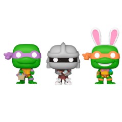 Blister 3 figuras Carrot Pocket POP Tortugas Ninja Donatello Shredder Michelangelo