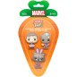 Blister 3 figuras Carrot Pocket POP Marvel Guardianes de la Galaxia