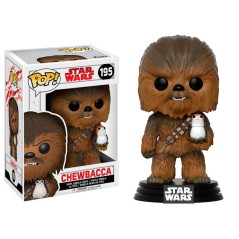 Figura POP Star Wars Chewbacca with Porg