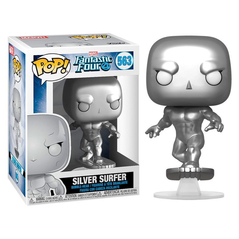 Figura POP Marvel Los 4 Fantasticos Silver Surfer