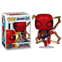 Figura POP Marvel Vengadores Endgame Iron Spider with Nano Gauntlet